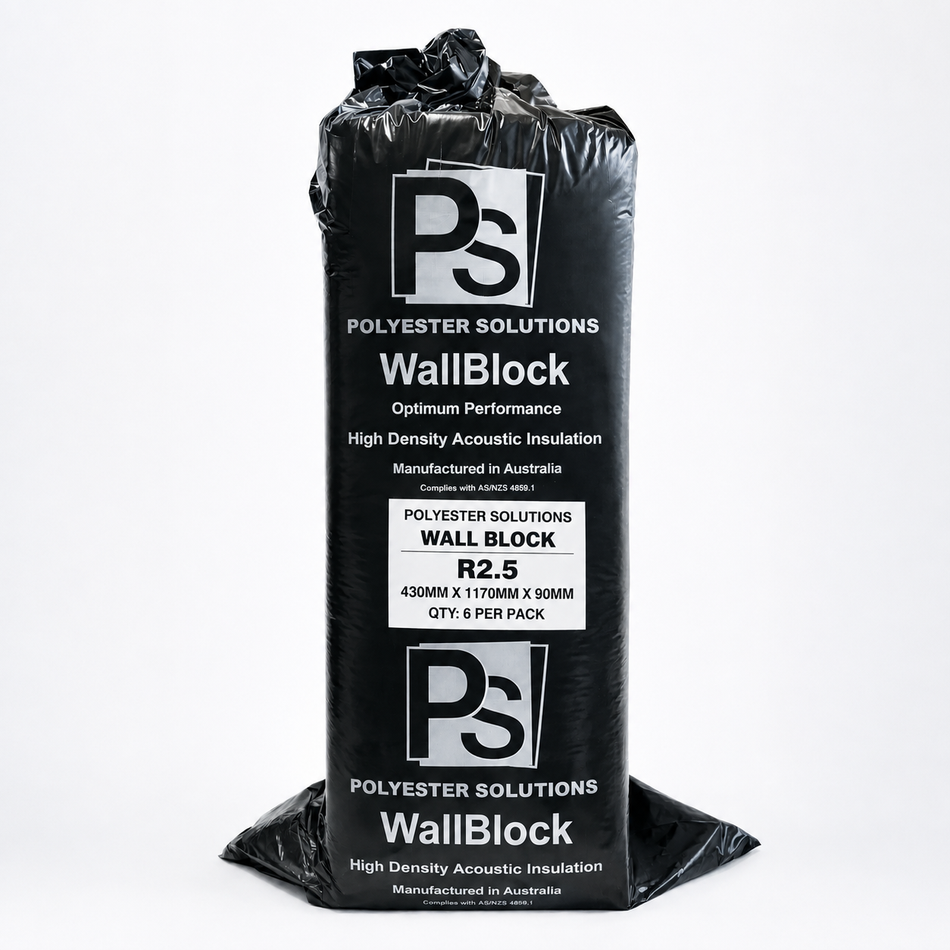 POLYESTER WALL BATTS ACOUSTIC R2.0 90mm x 430mm x 1170mm (8) (20KG)